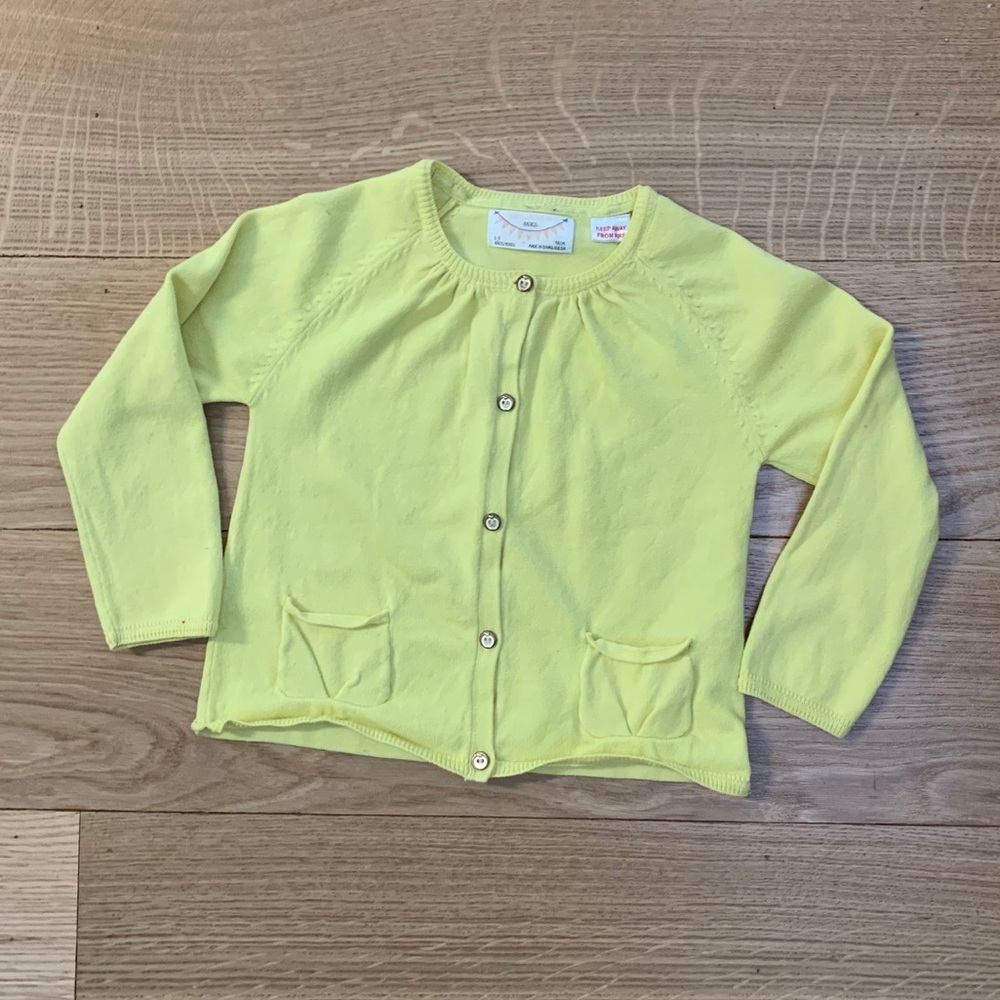 Zara Lemon Yellow Cardigan!